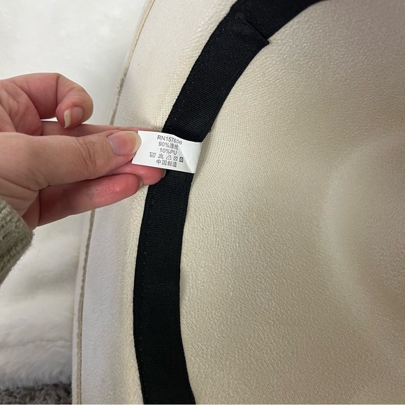 IVORY WIDE BRIM HAT ONE SIZE - Picture 9 of 10